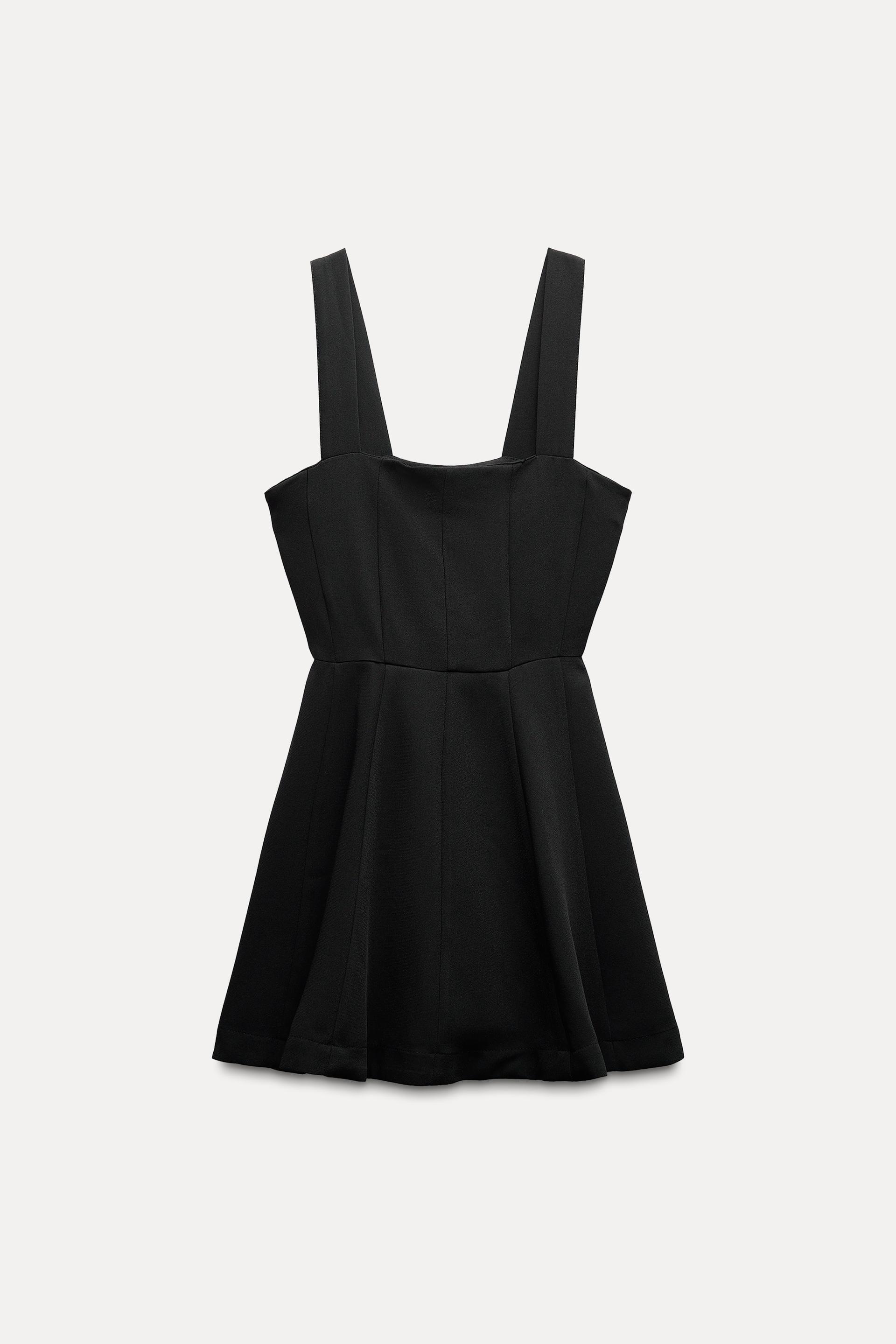 WIDE STRAP MINI DRESS Product Image