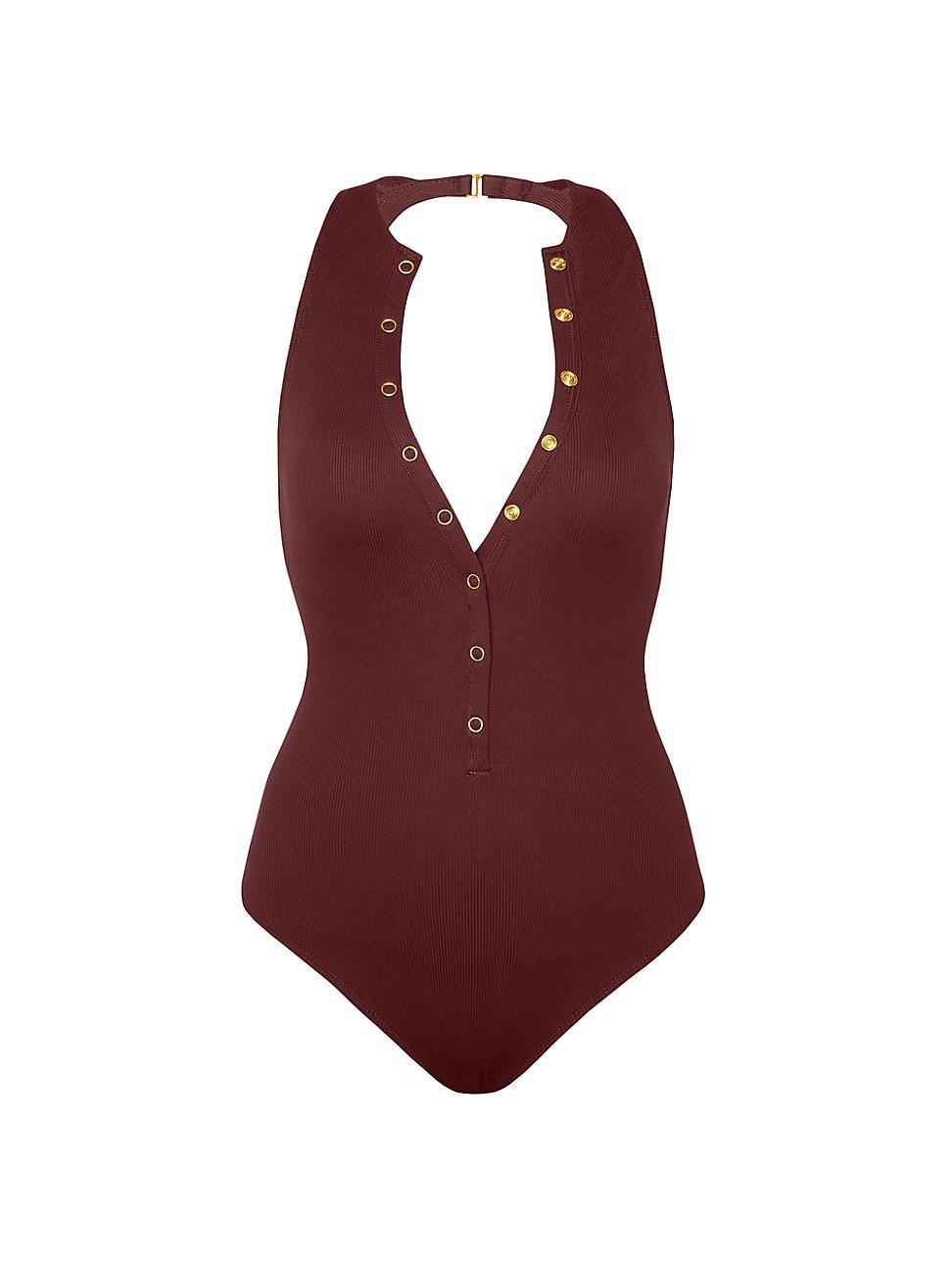 Robin Piccone Amy Rib One-Piece Swimsuit Product Image