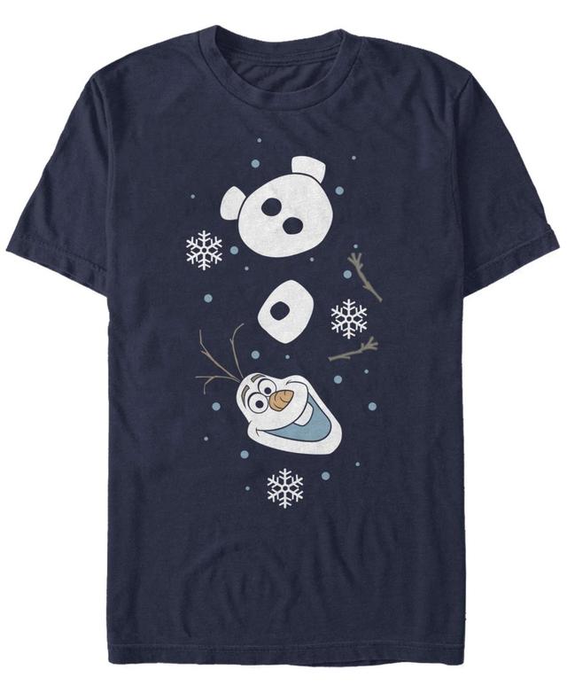 Big & Tall Disney Frozen Olaf Separated Portrait Tee, Mens Blue Product Image