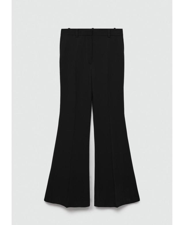 Mango Womens Maxi Flare Pants Product Image