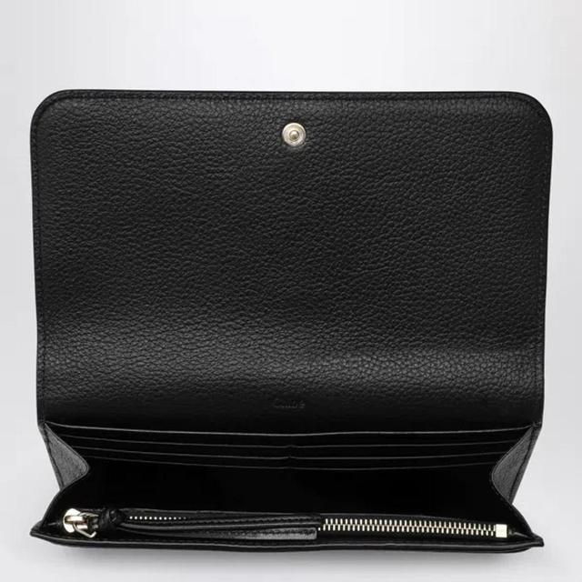 CHLOÉ Alphabet Black Flap Wallet Product Image