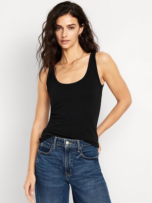 First-Layer Scoop-Neck Tank Top Product Image