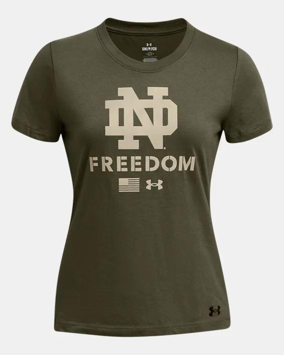 Women's UA Freedom Performance Cotton Collegiate T-Shirt Product Image