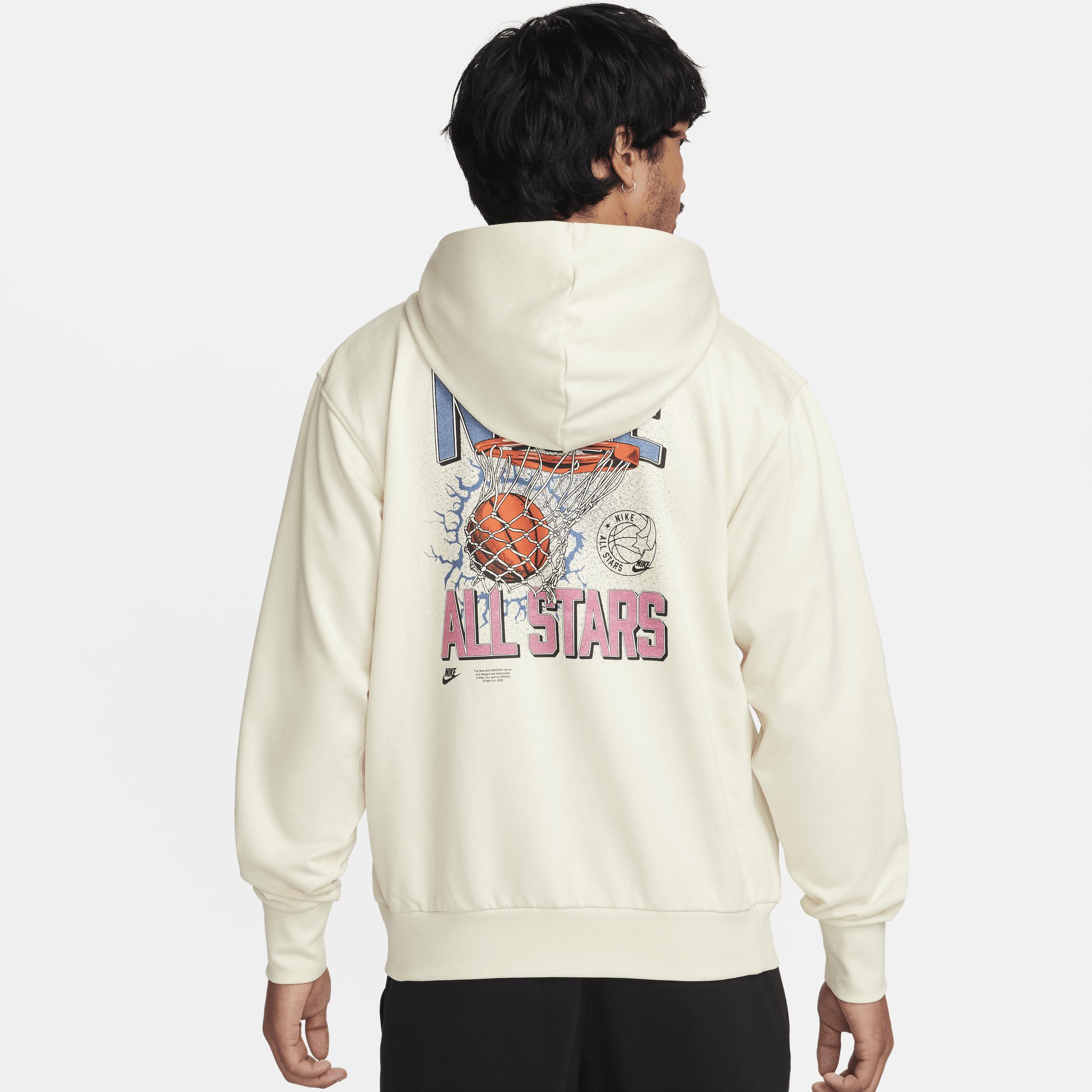 Nike Men's Standard Issue Dri-FIT French Terry Pullover Basketball Hoodie Product Image