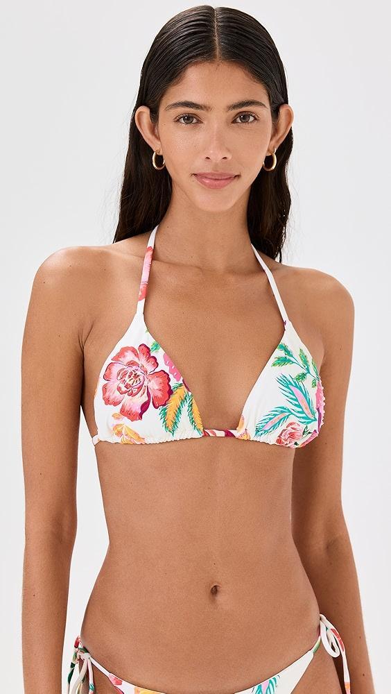 PQ Swim Embroidered Tri Top | Shopbop Product Image