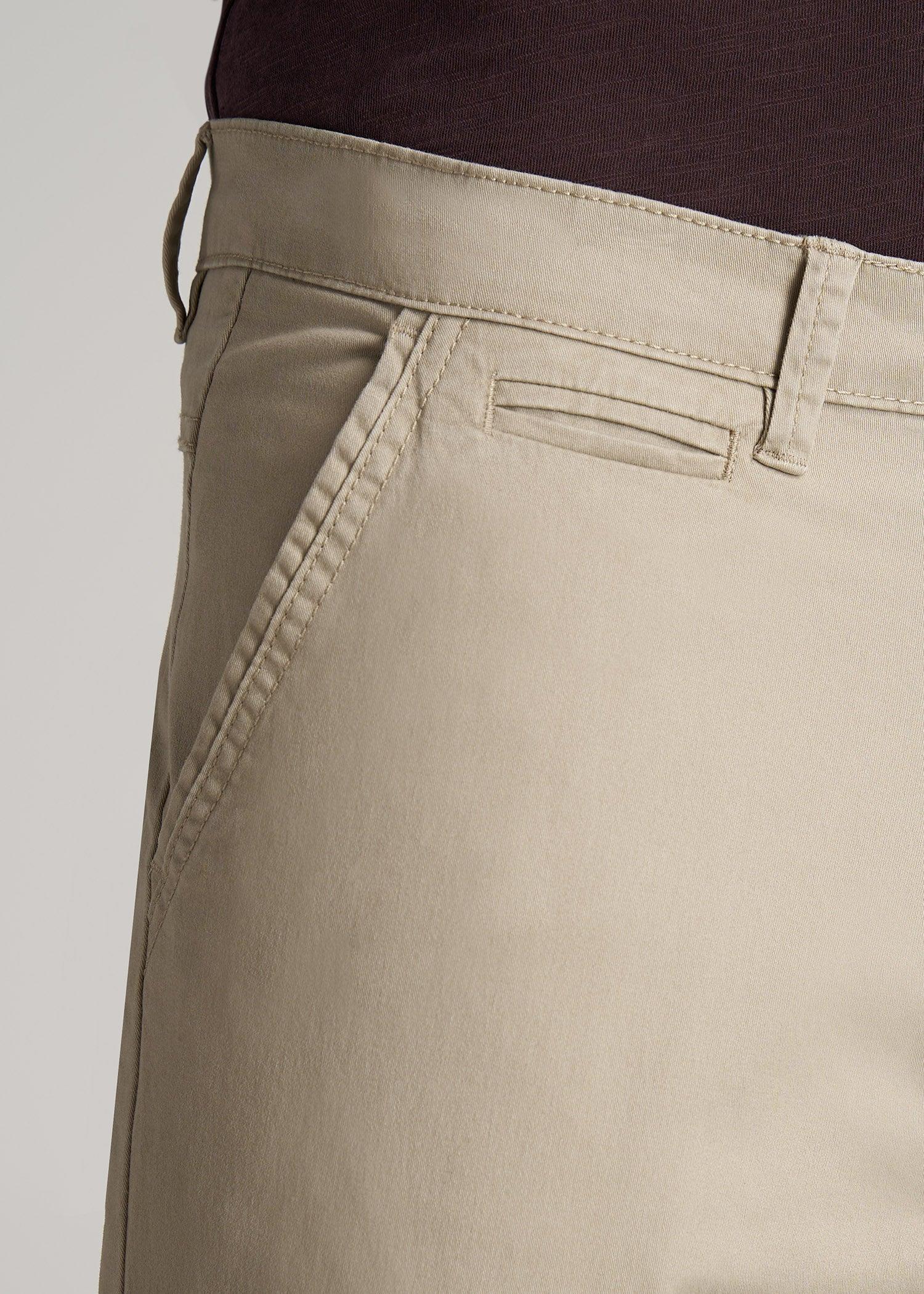 Carman TAPERED Chinos in Desert Khaki - Pants for Tall Men Male Product Image