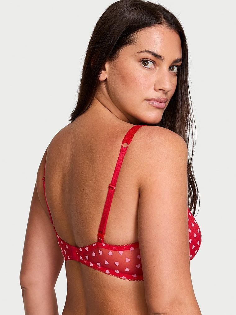 Tease Hearts Unlined Demi Bra Product Image