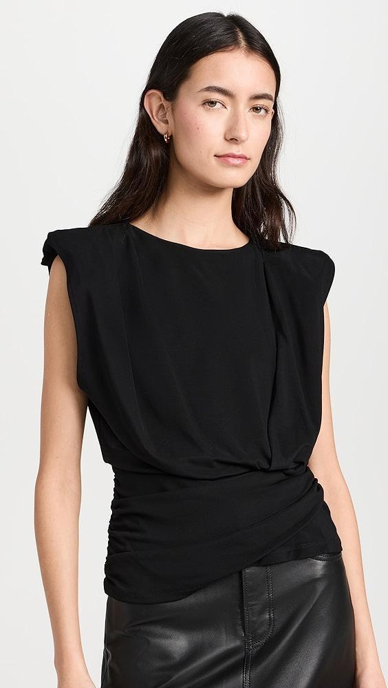 SIMKHAI Daton Draped Top | Shopbop Product Image