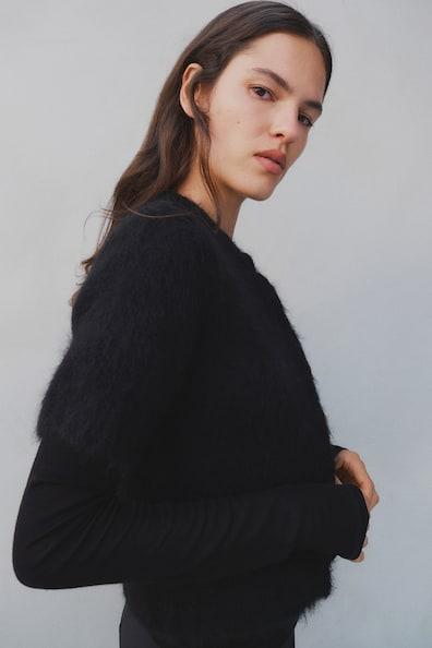 Mohair-Blend Cardigan product image