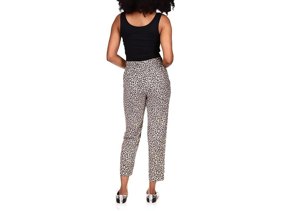 MICHAEL Michael Kors Cheetah Pull-On Pants (Dune) Women's Clothing Product Image