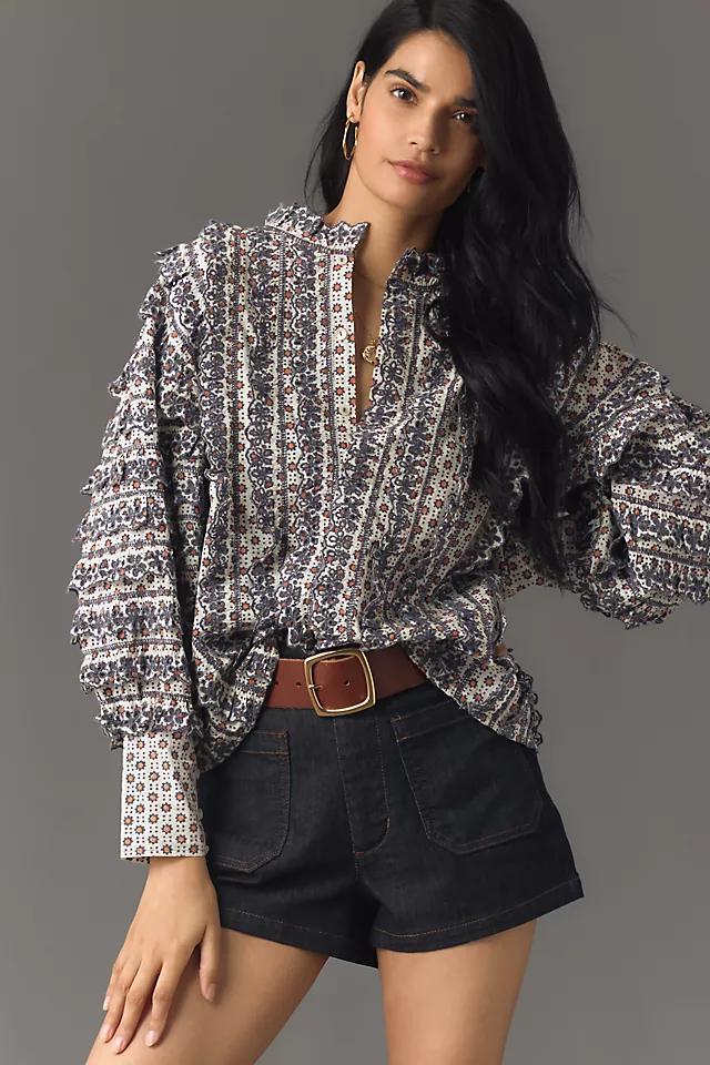 Mille Zadie Buttondown Top Product Image