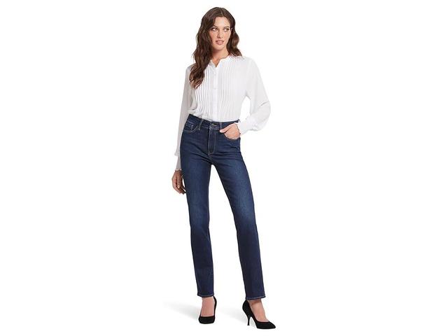 NYDJ Petite High Rise Marilyn Straight in Riverbridge (Riverbridge) Women's Jeans Product Image