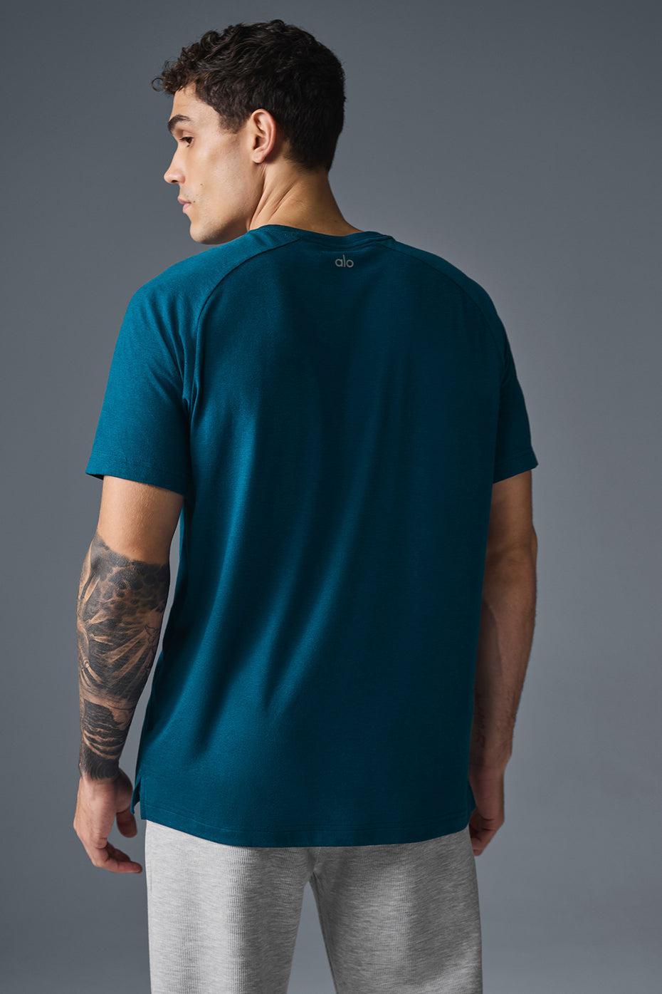 The Triumph Crew Neck Tee - Eclipse Blue Male Product Image