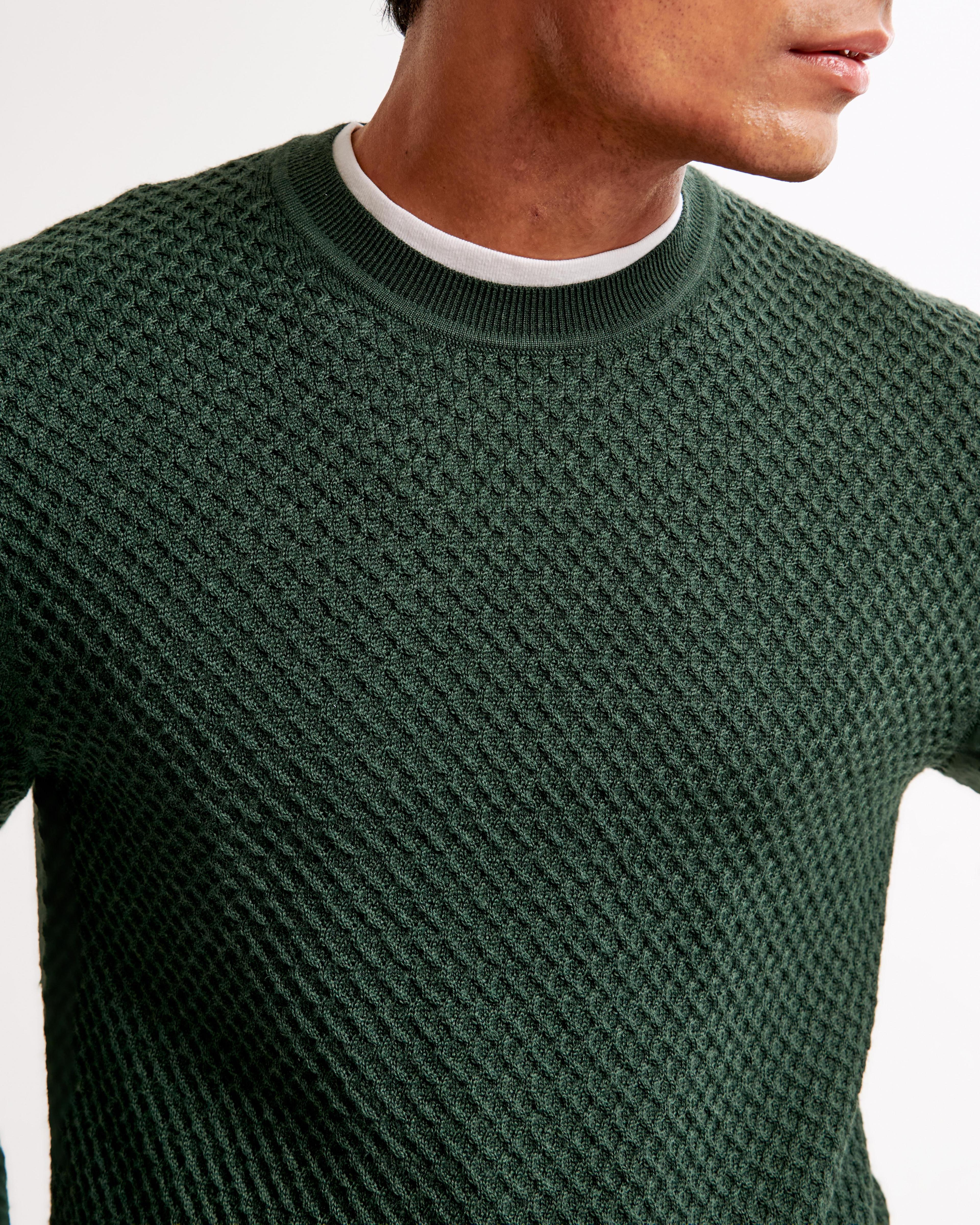 Merino Wool-Blend Crew Sweater Product Image