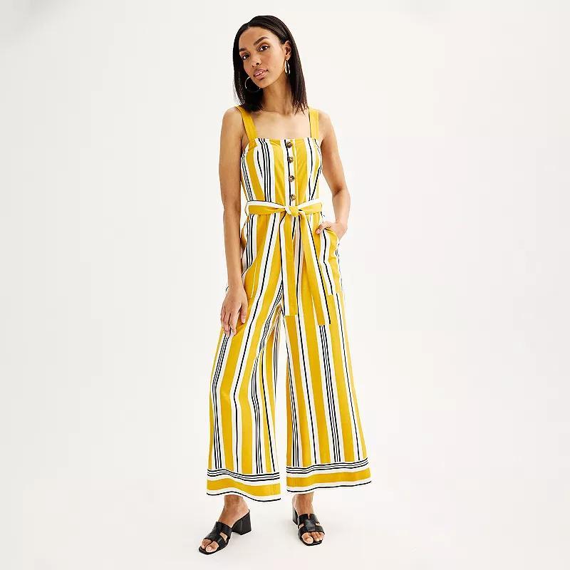 Womens Nine West Tie Waist Jumpsuit Product Image