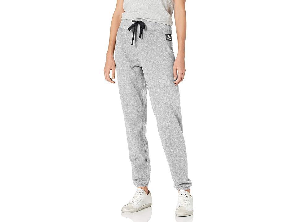 Calvin Klein Women's Logo Jogger Sweatpants (Medium Heather Grey) Women's Jumpsuit & Rompers One Piece Product Image