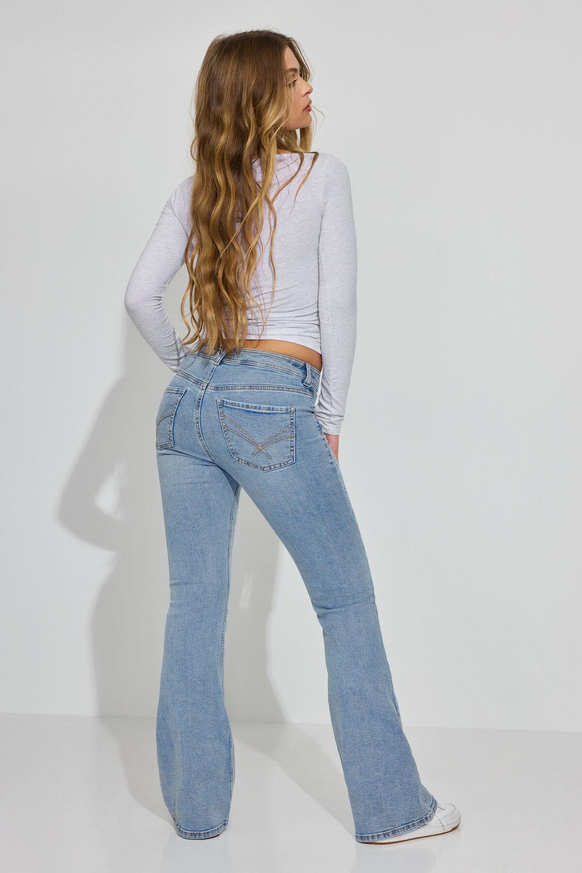 Low Rise Flare Jeans Product Image