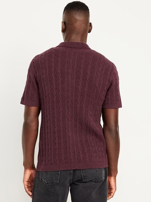 Textured Button-Down Sweater Product Image