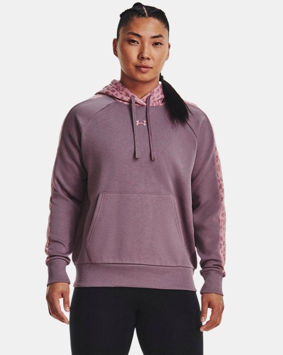 Womens UA Rival Fleece Blocked Hoodie Product Image