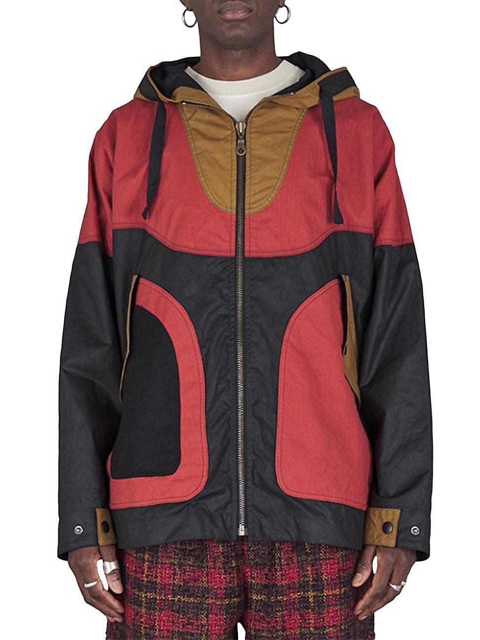 Mens 5-Pocket Colorblocked Parka Product Image