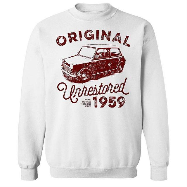 Mens 1959 Heritage Fleece Graphic Sweatshirt White Product Image