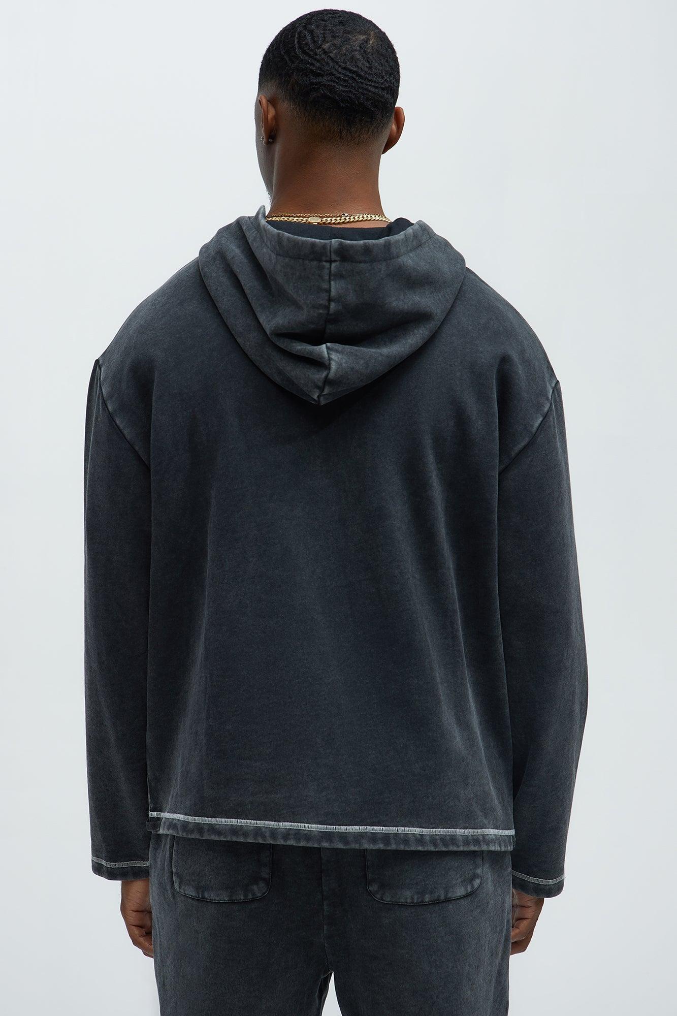 Tyson Handle With Care Hoodie - Black Wash Product Image