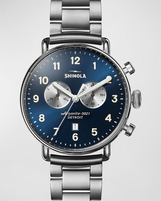 Shinola The Canfield Chronograph Bracelet Watch, 43mm Product Image