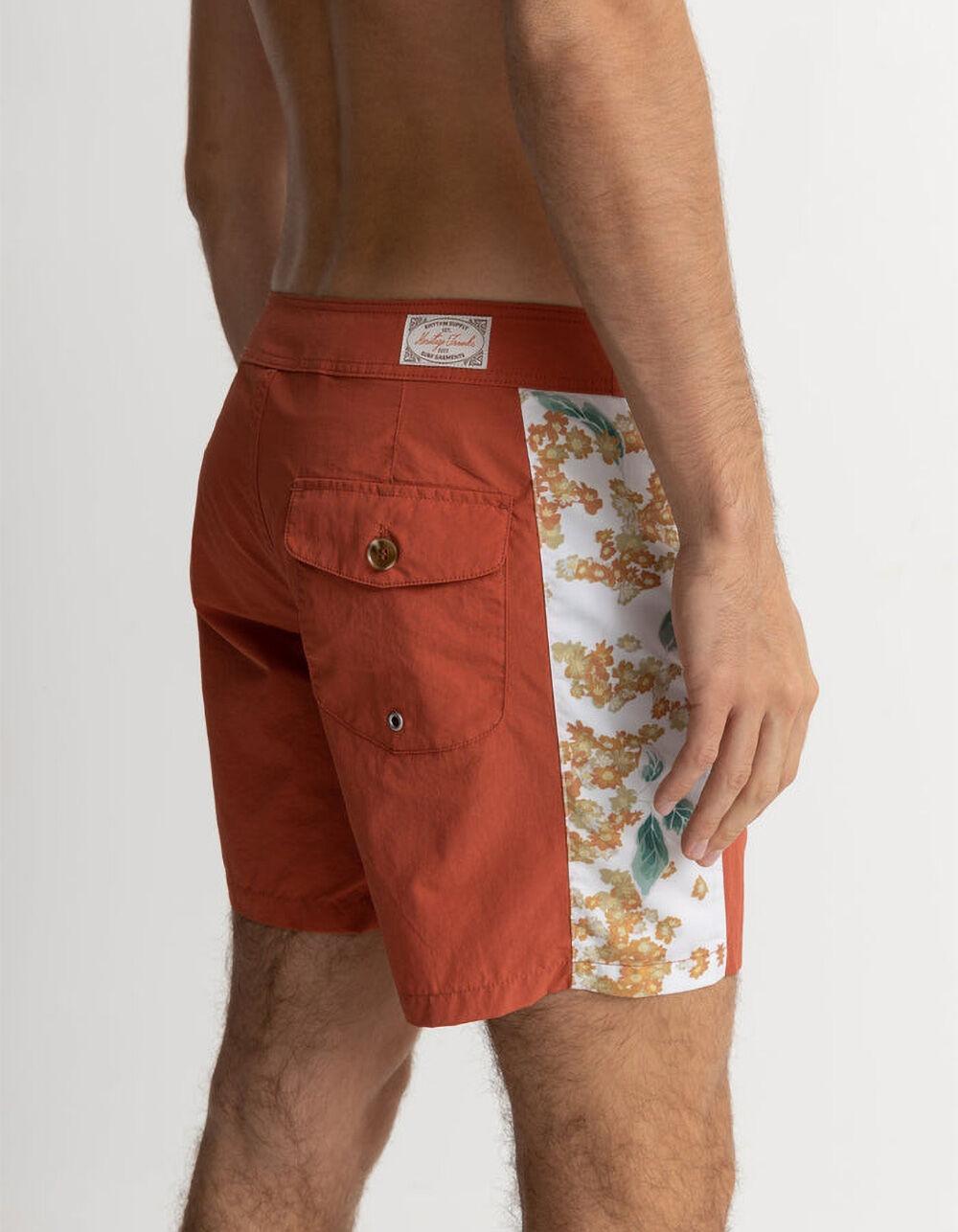 RHYTHM Heritage Floral Stripe Mens Boardshorts Product Image