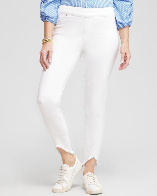 Women's No Stain Fray Hem Ankle Jeggings Product Image