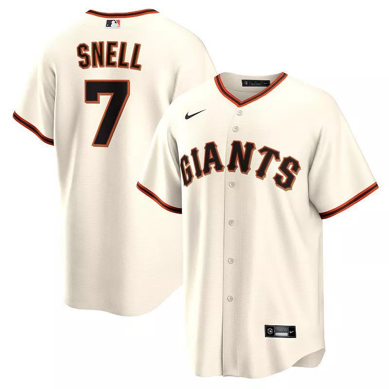 Mens Nike Blake Snell Cream San Francisco Giants Home Replica Jersey Product Image