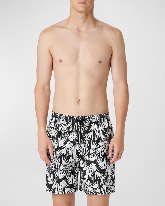 Mens Cosmo Mid-Length Swim Shorts Product Image