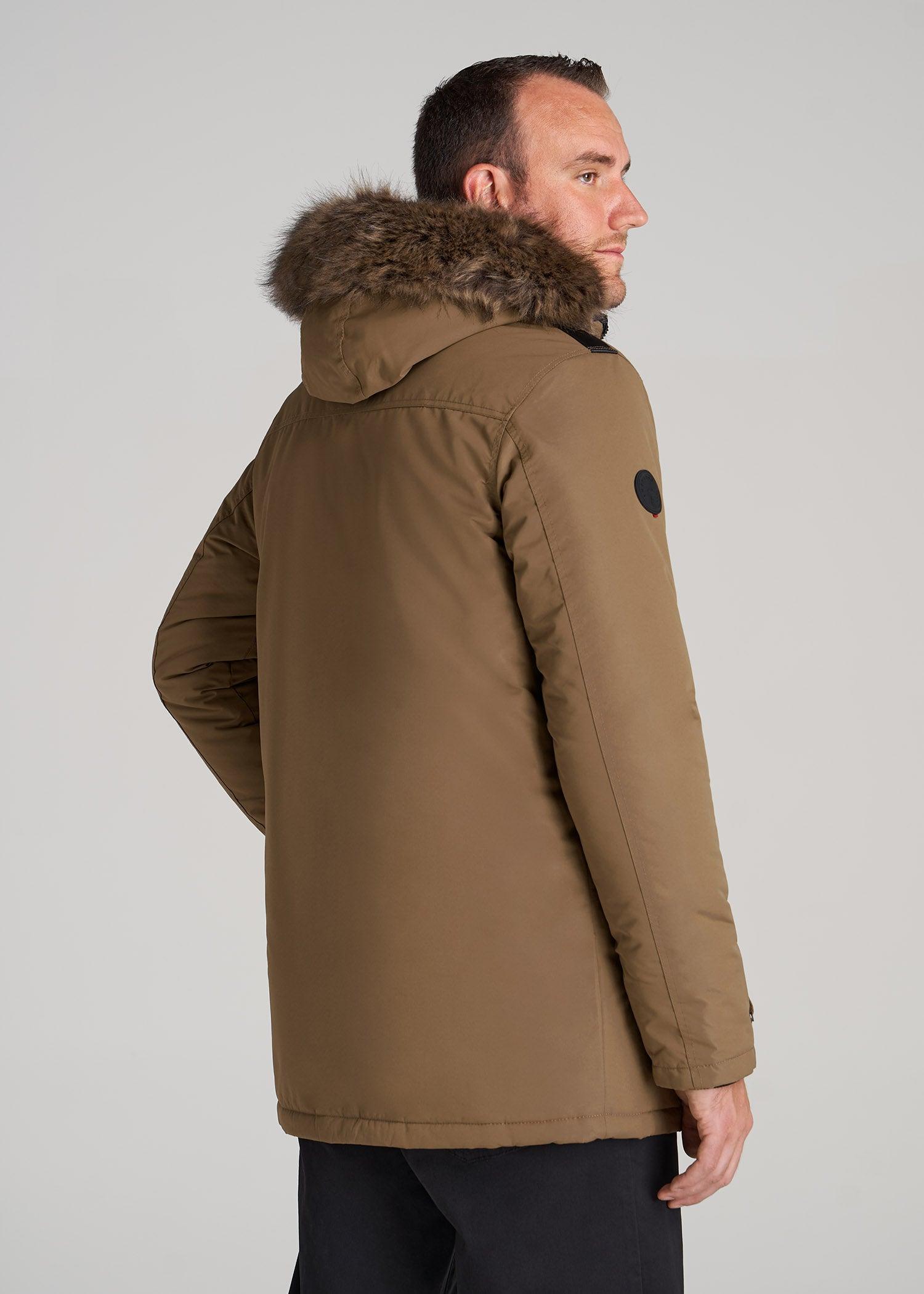 American Tall X Point Zero Tall Men's Parka in Wheat Product Image