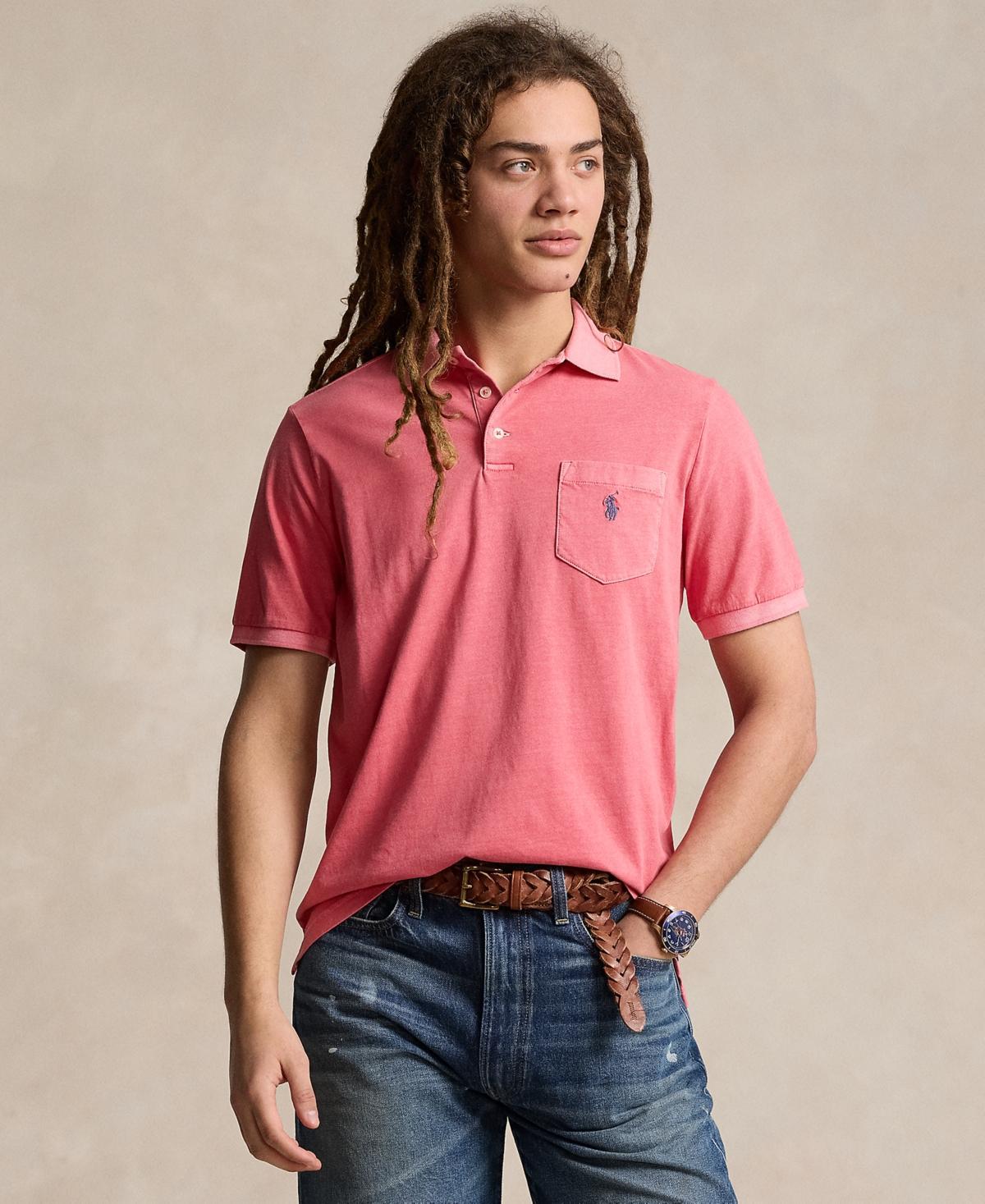 Men's Classic-Fit Garment-Dyed Polo Shirt Product Image