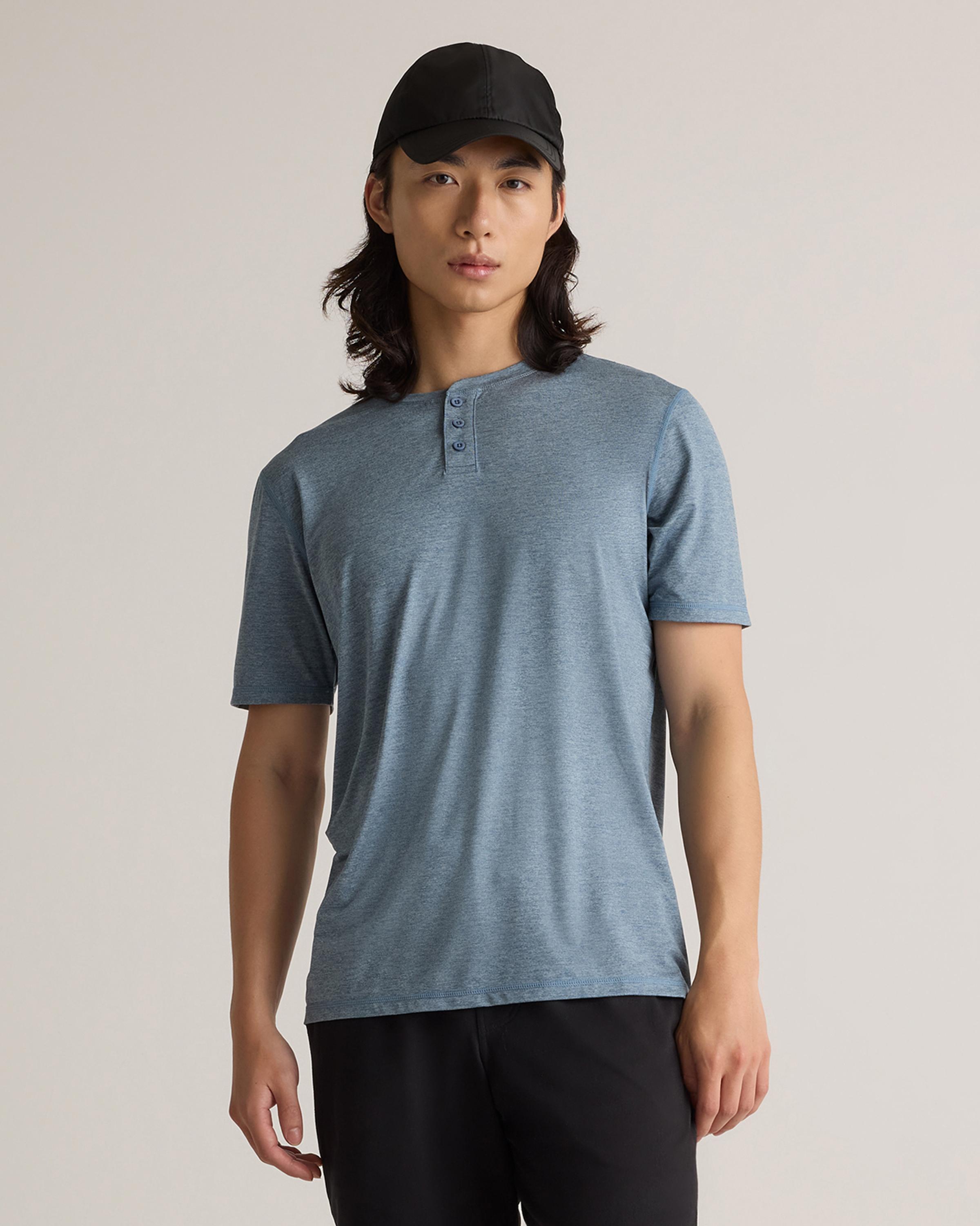 Flowknit Breeze Performance Henley Tee Product Image