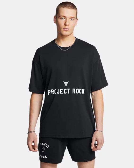 Men's Project Rock Heavyweight Badge Of Honor Short Sleeve Product Image