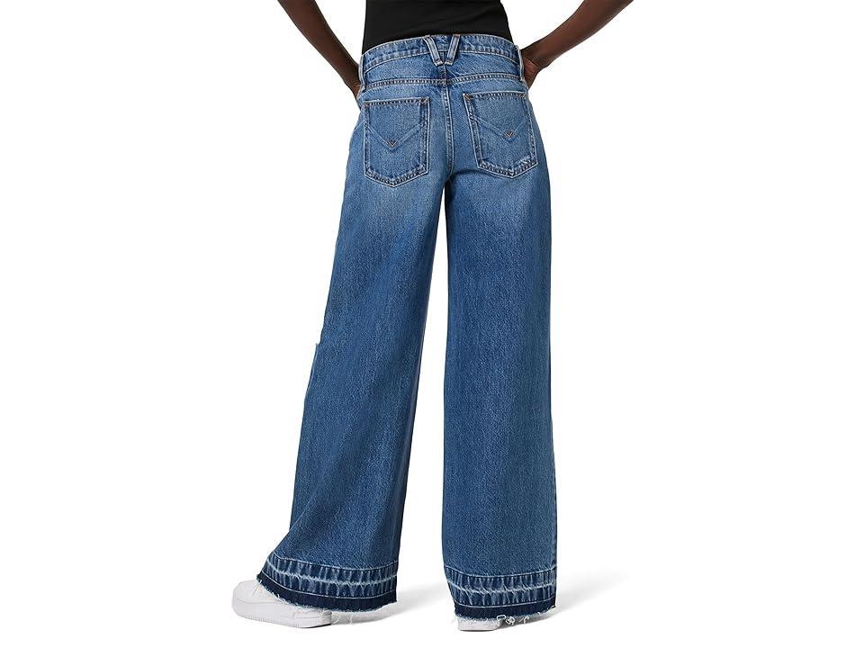 Hudson Jeans Freya Mid-Rise Skater Pants in Rip Repair Winter (Rip Repair Winter) Women's Jeans Product Image