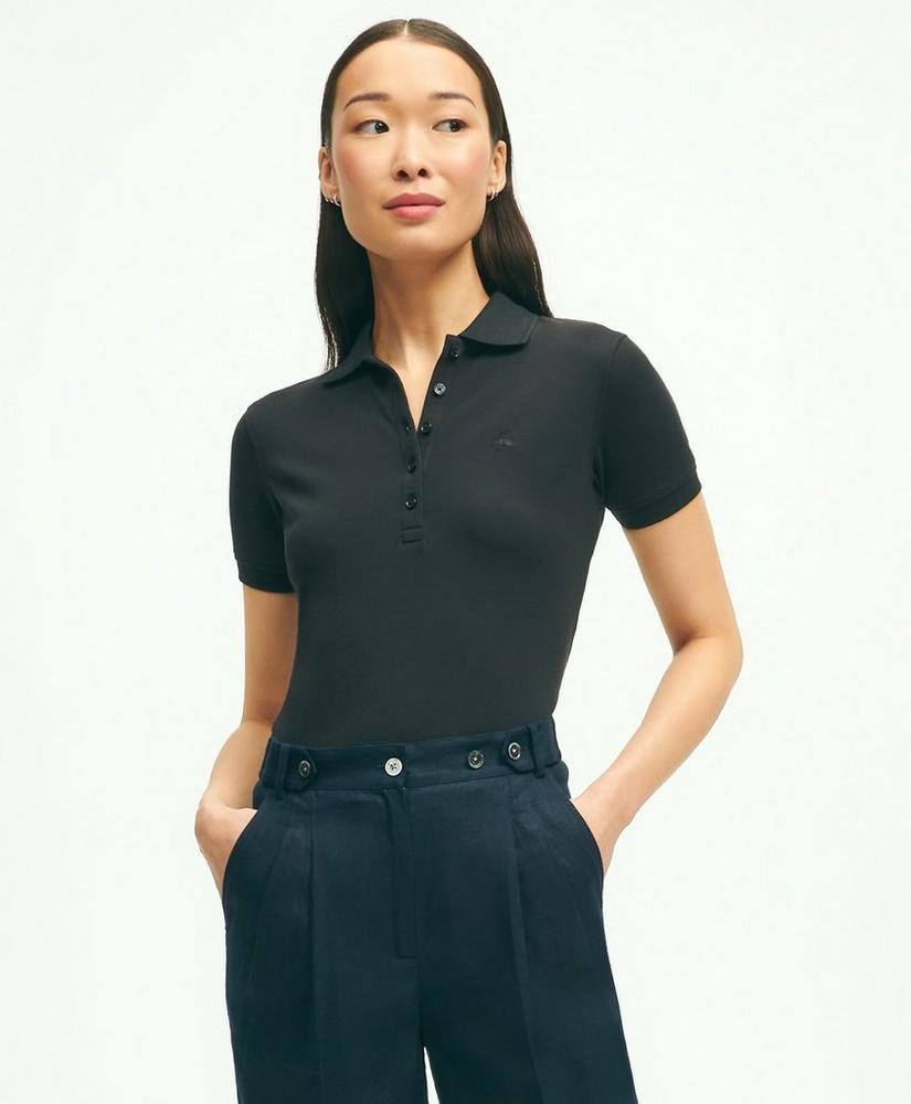 Supima® Cotton Stretch Pique Polo Shirt product image