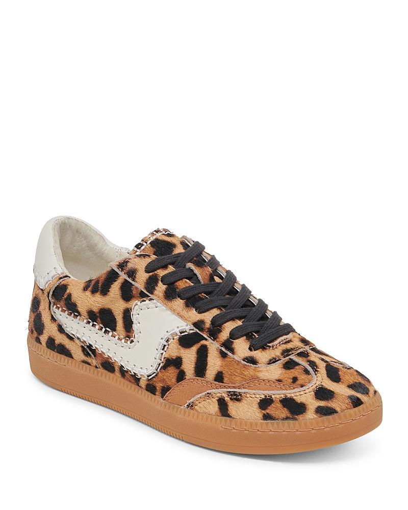 Dolce Vita Womens Notice Stitch Leopard Print Sneakers Product Image