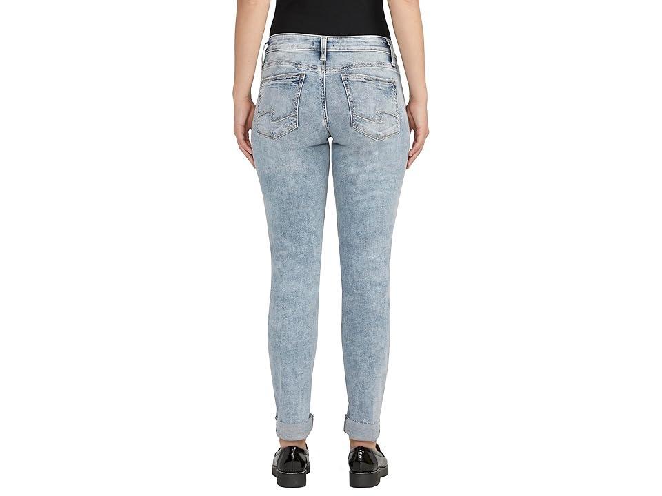 Silver Jeans Co. Boyfriend Mid Rise Slim Leg Jeans L27170CVS244 (Indigo) Women's Jeans Product Image