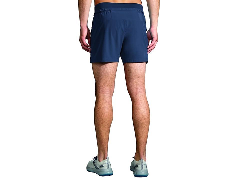 Brooks Sherpa 5 2-in-1 Shorts Slate) Men's Shorts Product Image