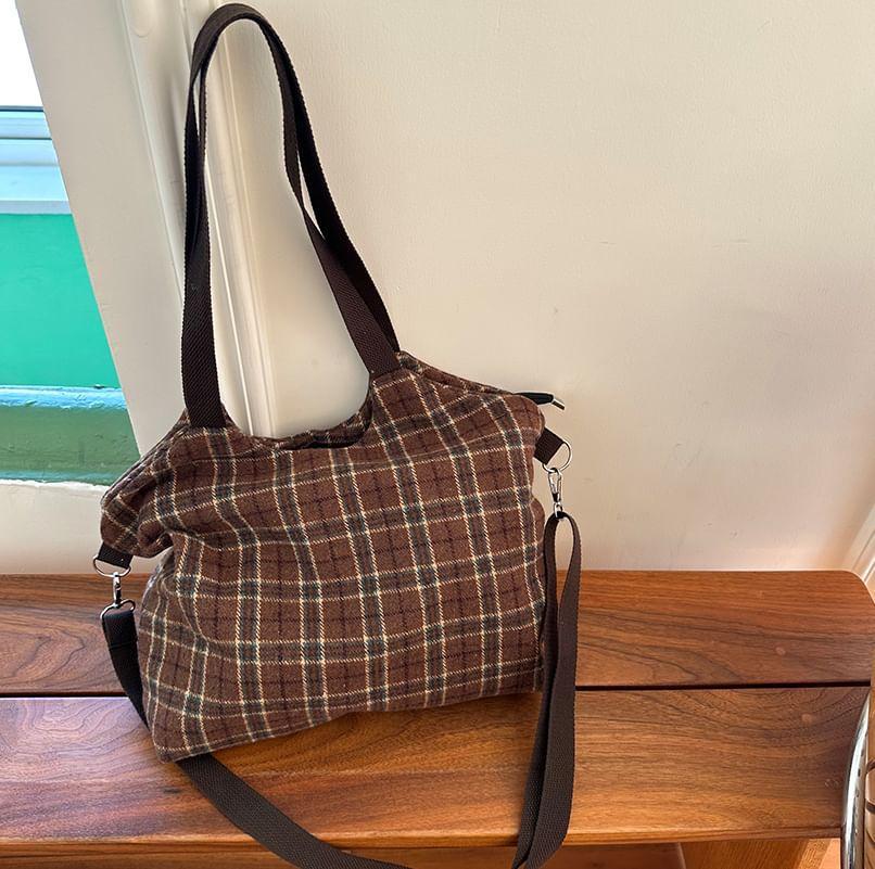 Plaid Crossbody Bag Product Image