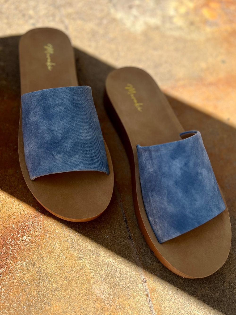 Vera Denim Slides* Product Image