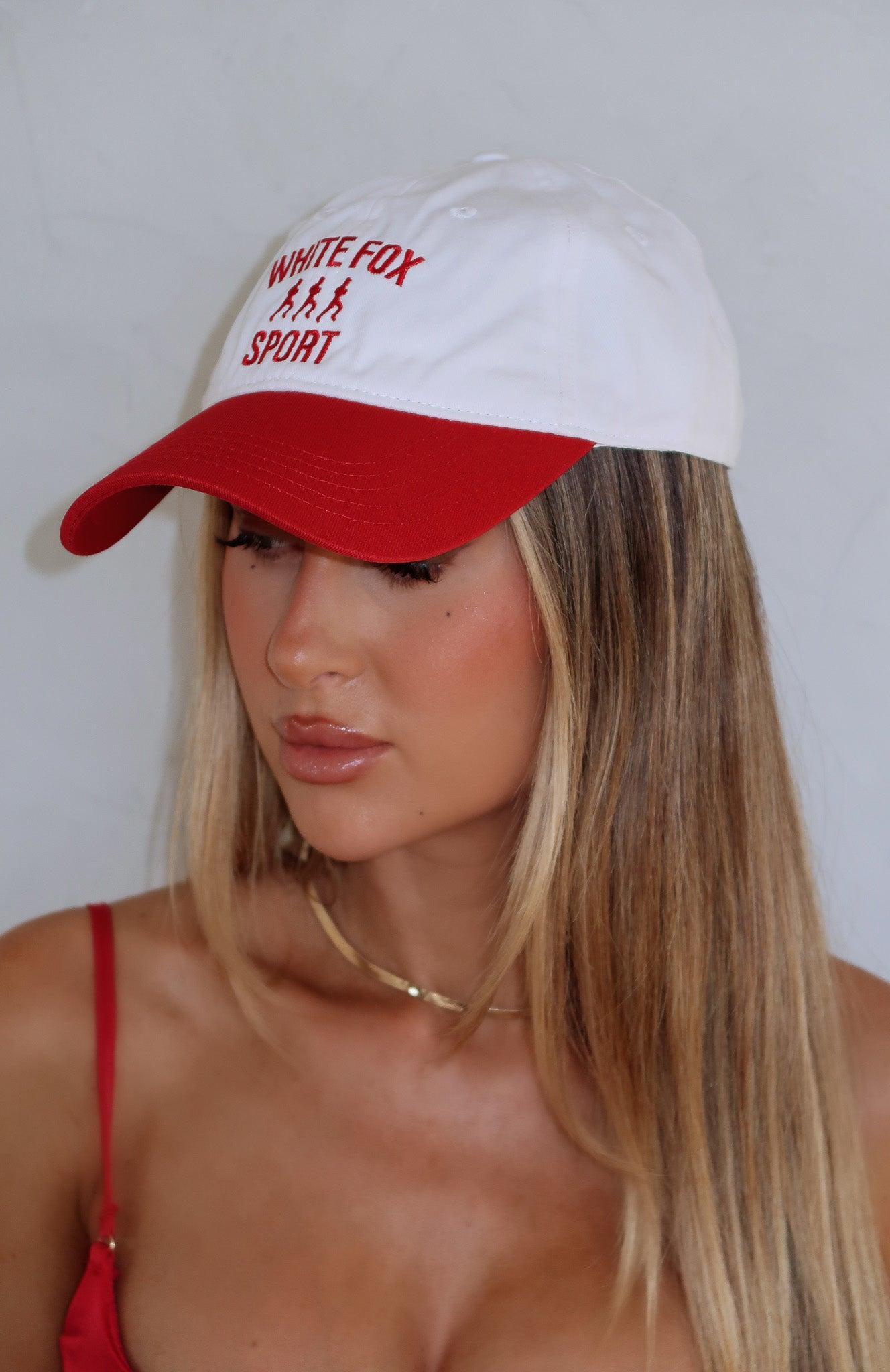 Stay Running Cap White/Red Product Image