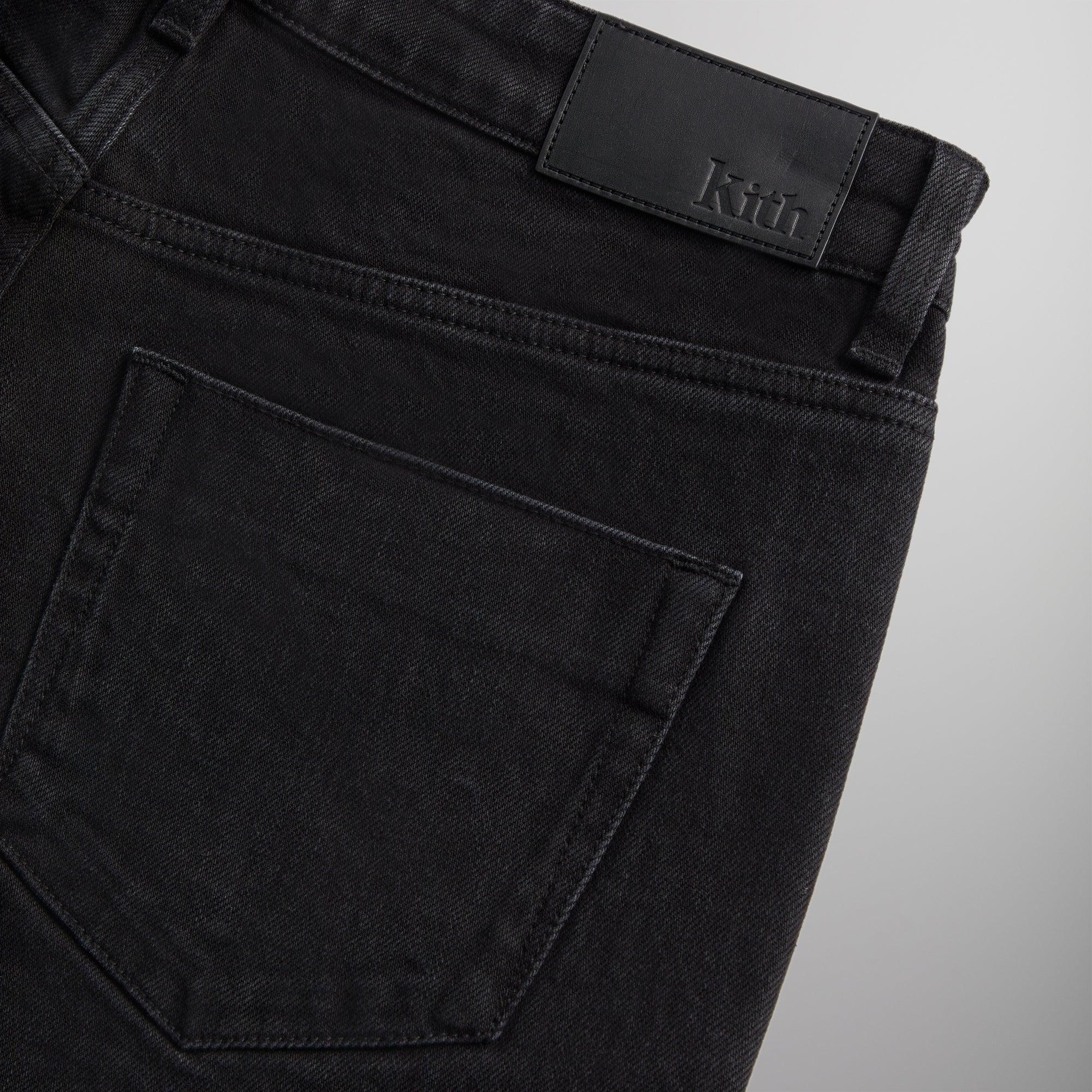 Kith Double Face Pierre Sweatpant - Black Male Product Image