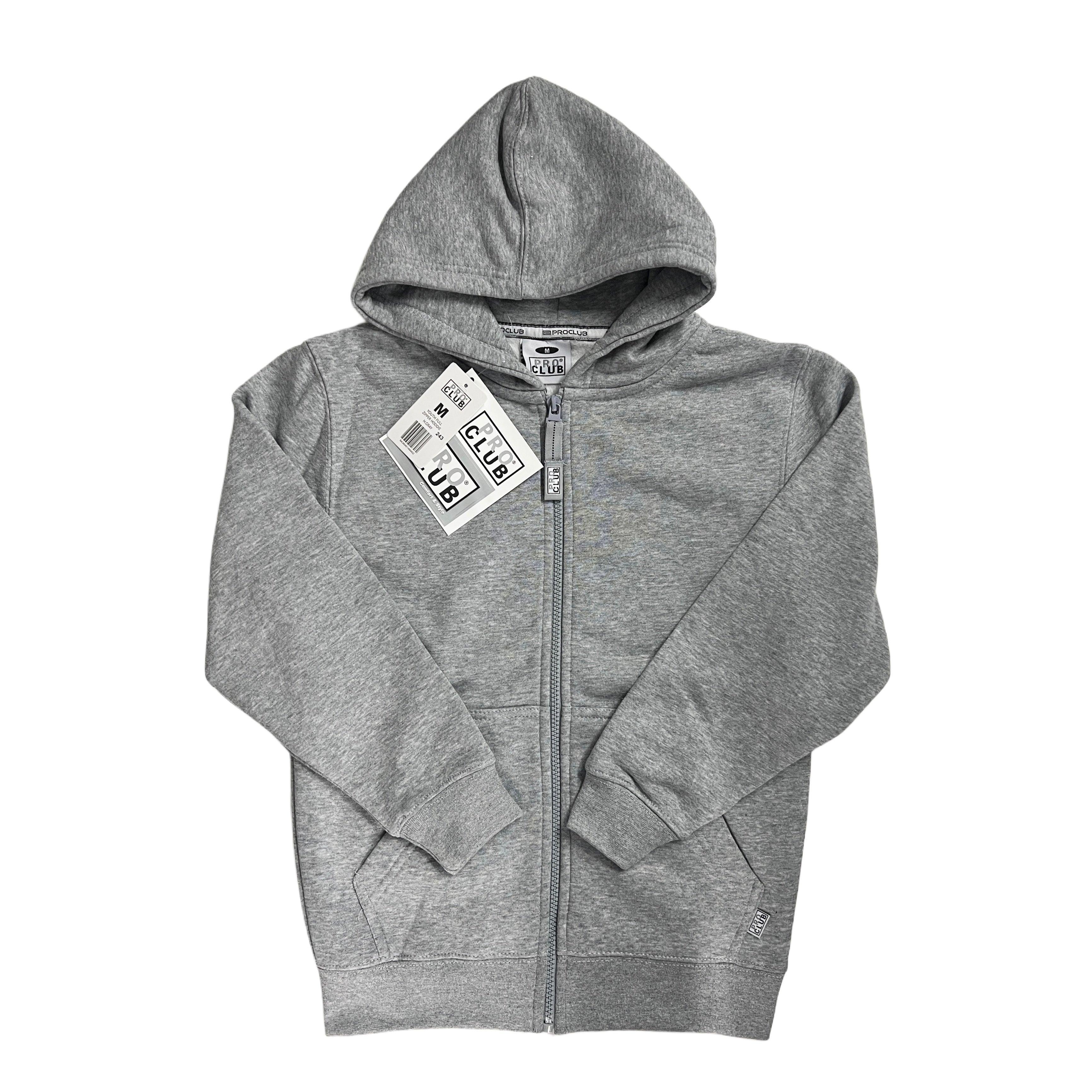 Pro Club Youth Fleece Full Zip Hoodie Male Product Image