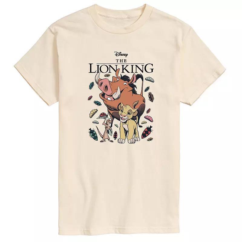 Disneys The Lion King Mens Bugs Graphic Tee Ivory Product Image