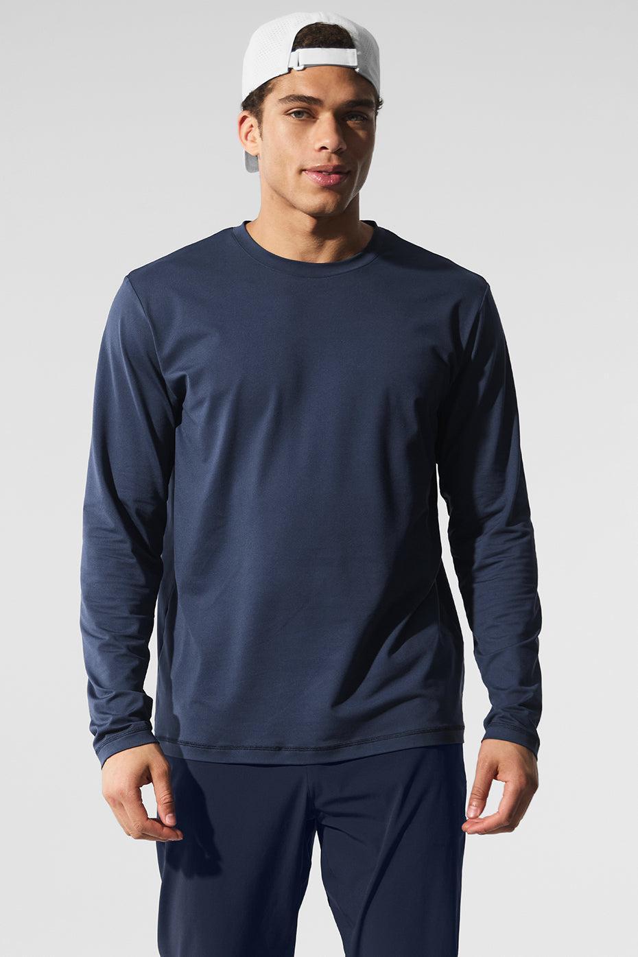 Conquer Reform Crewneck Long Sleeve - Navy Male Product Image