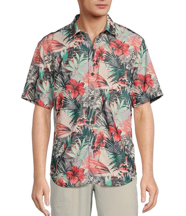 Tommy Bahama Mojito Bay Electric Blooms Short Sleeve Woven Shirt Product Image