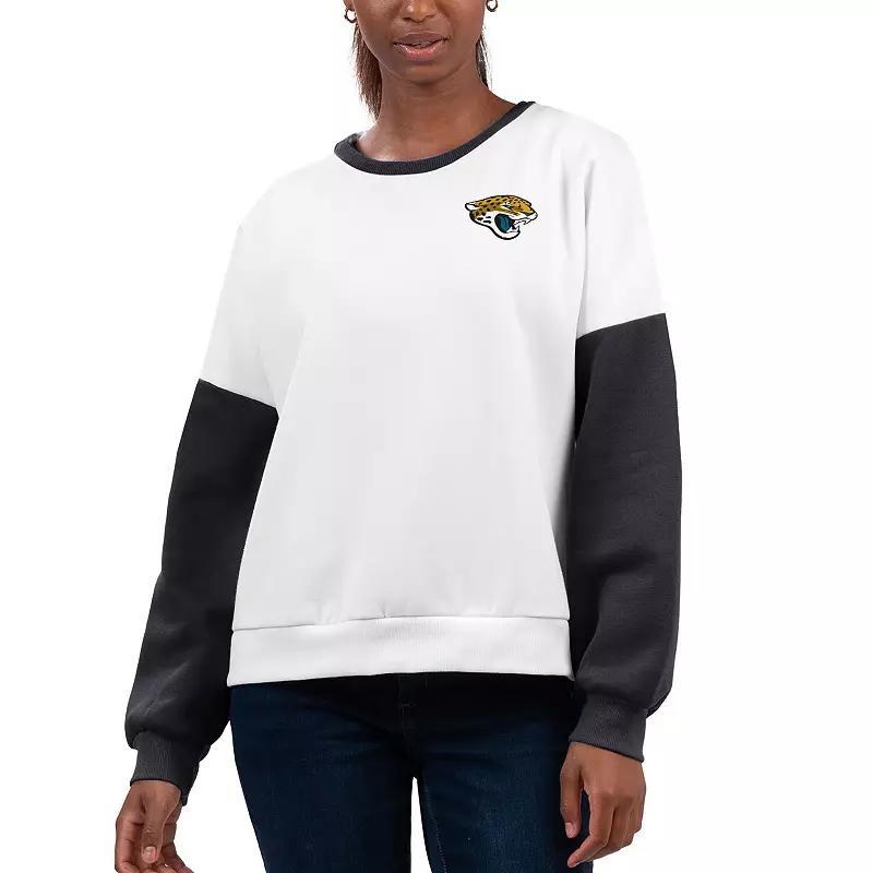 Womens G-III 4Her by Carl Banks White Las Vegas Raiders A-Game Pullover Sweatshirt Product Image