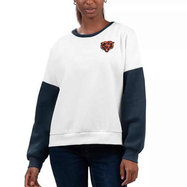 Womens G-III 4Her by Carl Banks White Las Vegas Raiders A-Game Pullover Sweatshirt Product Image